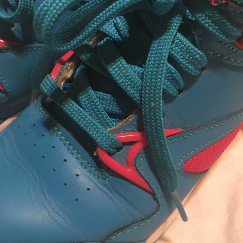 2013 Reebok Pump Aerobic Hexalite Sneakers Blue/Pink Size7.5 Read Description - Picture 9 of 16